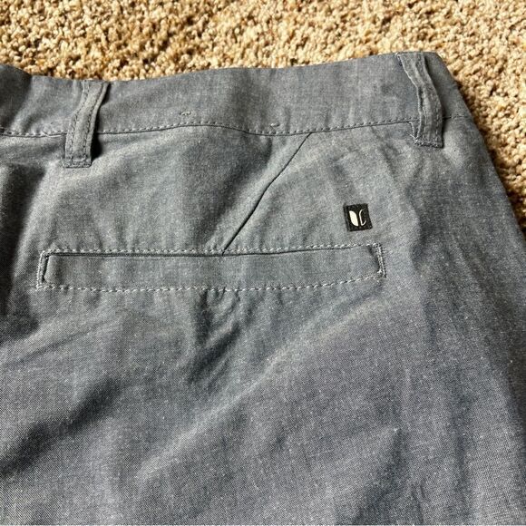 Linksoul Mens Gray Chino Flat Front Golf Shorts Size 38 - Picture 6 of 6